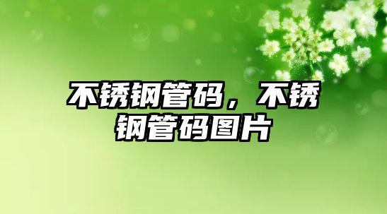不銹鋼管碼，不銹鋼管碼圖片